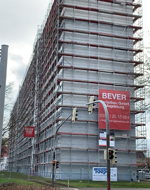 Fassadengerüst Wohnhaus - Bever Gerüstbau GmbH